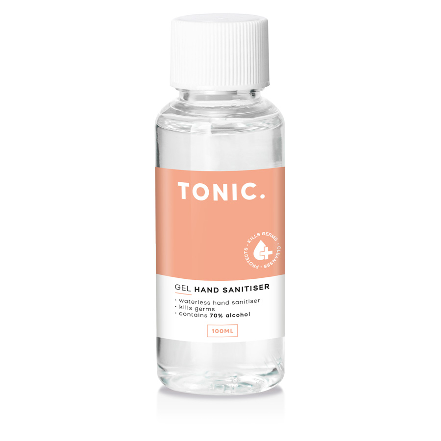 100ml Tonic Gel Hand Sanitiser Screw Top king ppe buy shop covid-19 coronavirus online