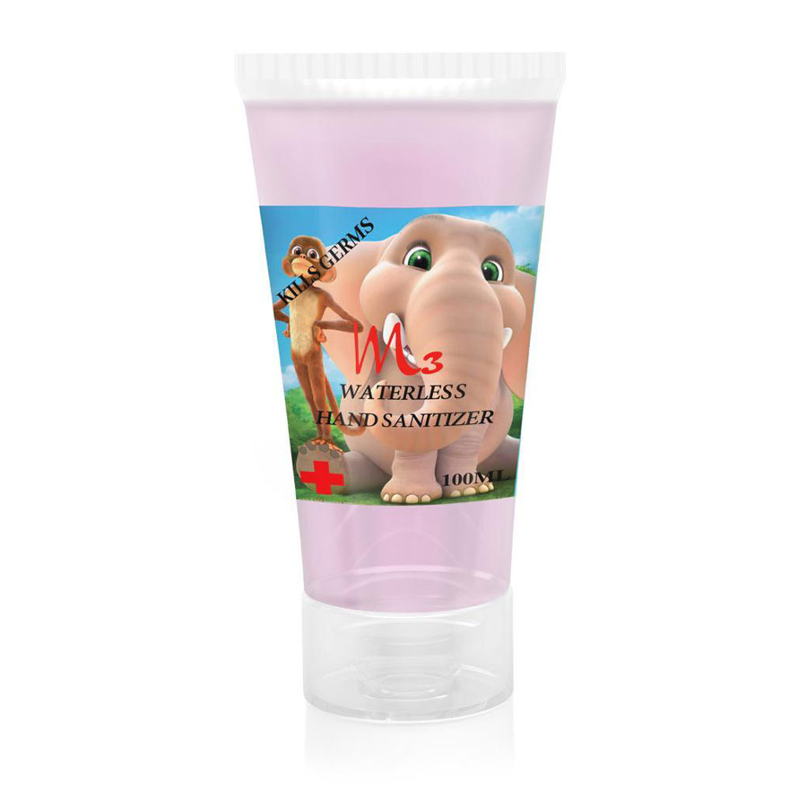 100ml-m3-gel-hand-sanitiser-pink-waterless-70%-alcohol-buy-shop-online-south-africa