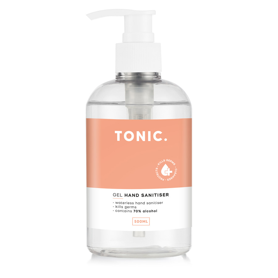 500ml Tonic Gel Hand Sanitiser Pump king ppe buy shop covid-19 coronavirus online
