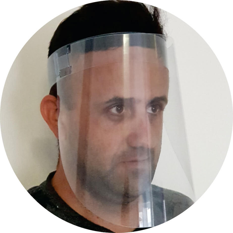 kingppe.co.za-buy-shop-south-africa-protective-face-shield-clear-pet-gaurd-Face-Shield-Display