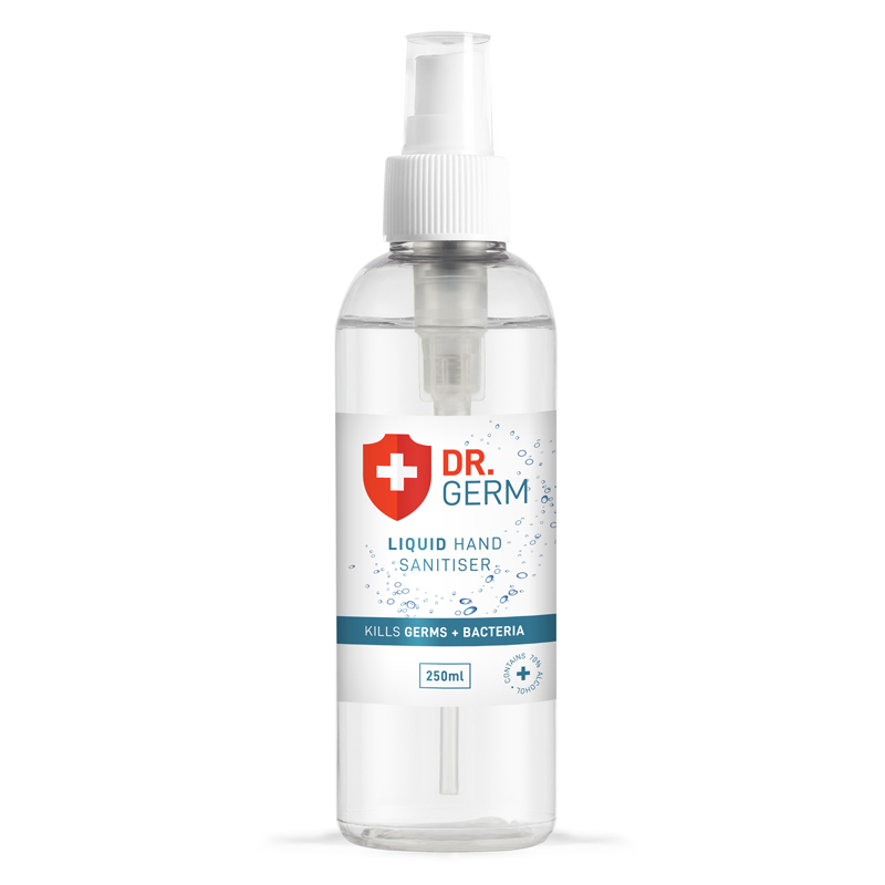 250ml-Dr-Germ-Liquid-Spray-Hand-Sanitiser-70%-Alcohol